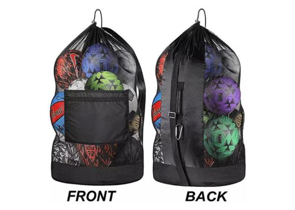 Cheap Polyester Mesh Drawstring Backpack for sale