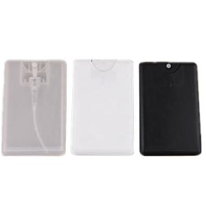 Best ODM Credit Card Size Spray Bottle 10ml 25ml For Hand Sanitizer wholesale