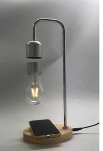 Best Magnetic levitation lamp bulb led light with wireless charing for iphone cellphone wholesale