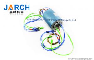 Best 500Rpm 2 USB Signal Ethernet Through Bore Slip Ring Size 30mm  2 Channel 1000M wholesale