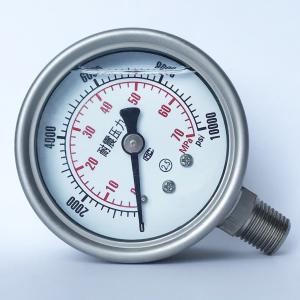 70 MPa Manometer 316 Ss Tube And Socket Gauge 63mm Dia Pressure Gauge Socket