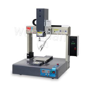 Single Head Robotic Iron Station Solder 5 Axis Desktop PCB Soldering Machine With Vision