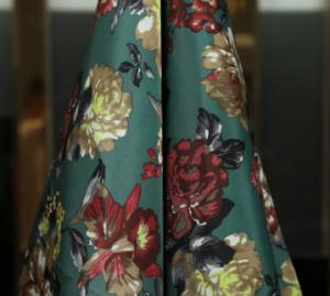 300t Print PU Coated Polyester Fabric Tafuta 50 * 50D Yarn Count For Cloth