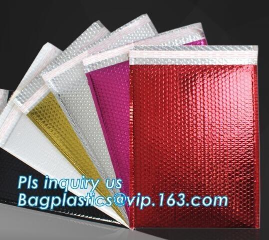 Cheap Custom Padded Envelope Jiffy Bags Tear Proof Pink Kraft Paper Air Bubble Mailers Manufacturer, Bubble Mailers Bags Paper for sale