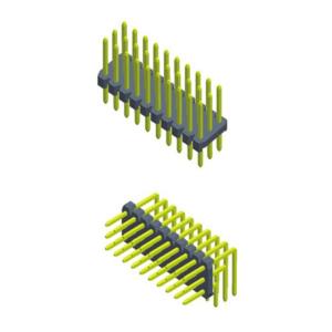Best PA9T 2.0mm Height Triple Row Pin Header Connector wholesale