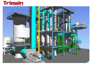 China MVR Multiple Effect Falling Film Evaporator Chemical Processing Plant New Condition on sale