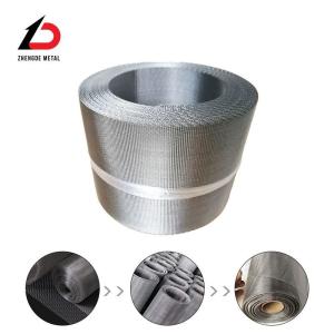 China Galvanized Semi-Circle Woven 0.4mm 1.239 Mesh No. 16 Specification 316 Stainless Steel Wire Mesh Factory Price on sale