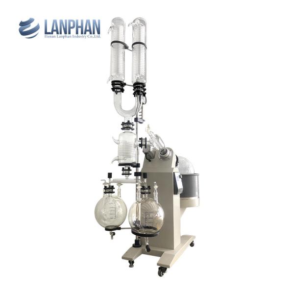 Cheap laboratory distillation column double effect vacuum evaporator for sale