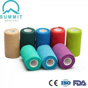 Best Non Woven Elastic Cohesive Bandage , 10cmX4.5m First Aid Bandage wholesale