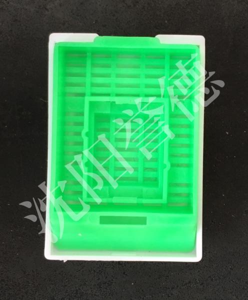 Cheap Green Large Tissue Embedding Cassette , Disposable Embedding Molds Custom Made for sale