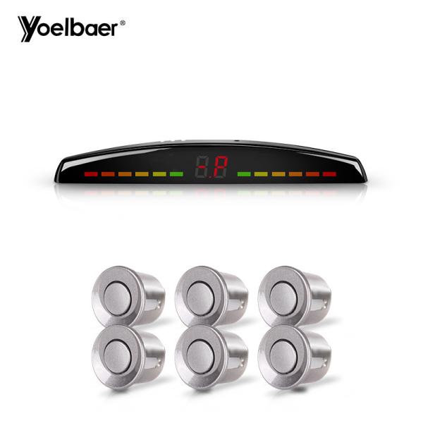 Cheap Car Parking System 6 Sensors Buzzer Car Reverse Sensor Parking Sensor for sale