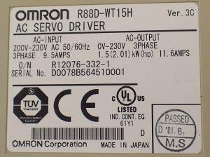 China R88D-WT15H OMRON R88D Series 3phase Output AC Servo Driver Module on sale