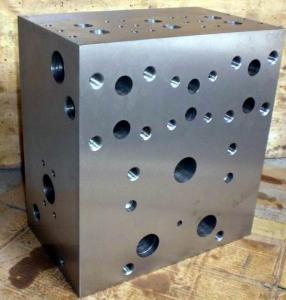 HYT60 HYT-60 Forged Forging Steel  CNC machining Turning Milling Turned hydraulic control  valve manifolds Blocks