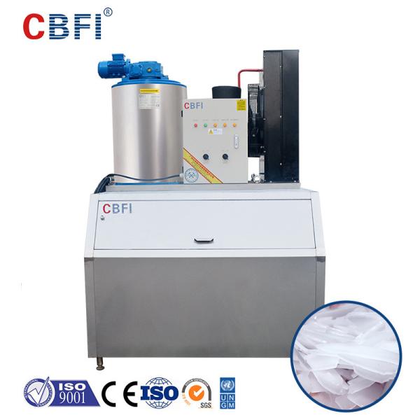 Cheap Fresh Water Flake Ice Making Machine With PLC Touch Screen Easy Operation for sale