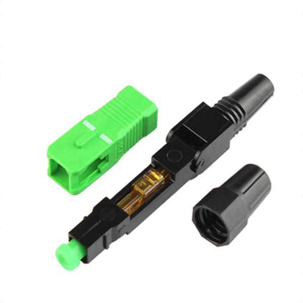 Cheap ftth fiber optic fast connector sc Fc  APC fast connector for ftth drop cable quick assemble with SC connector for sale