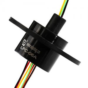China 6 Circuits Compact Mini Slip Ring with Gold-Gold Contacts and Low electrical Noise for Precise Measuring Equipment on sale