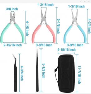 Best Professional Jewelry Plier Sets For Sale Carbon Steel 6 In 1 Mini DIY Hand Made wholesale