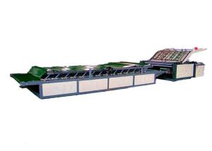 China Semi Automatic Flute Corrugated Board Laminating Machine /  Semi  Automatic Servo Cover Machine on sale