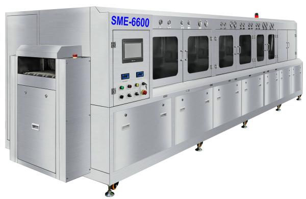 Cheap 600mm Width Stainless Steel Conveyor Net PCBA flux in Line Cleaning system for sale