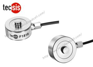 Small Tank Weighing Compression Load Cell Strain Gauge , Button Type
