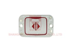 Best Square Slim Elevator Push Button ABS Base With Metal Circle Outer Frame wholesale