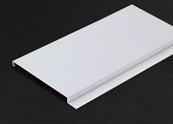 200mm Linear Metal Strip Ceiling , Multipanel Ceiling Panels G-Shape For Office