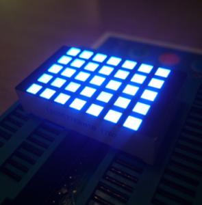 Best Ultra bright blue 3mm 5*7 sqaure dot matrix led display row cathode column anode for elevator floor indicator wholesale
