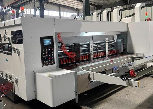Cheap 380V Computer Controlled Flexo Printer Slotter Die Cutter For Paperboard Carton Box for sale