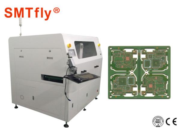 Cheap Inline Cnc PCB Router Machine , PCB Laser Cutter Double Workbench SMTfly-F06 for sale