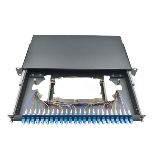 Cheap LC UPC Rack Fiber Patch Panel Box Distribution Frame Drawer Type for sale