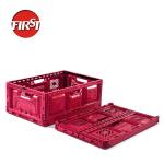 Mesh Style Collapsible Plastic Storage Moving Box Foldable and Durable for