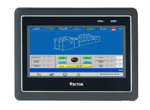 EtherNet 7.4inch HMI Control Panels RS485 HMI LCD Display