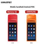 Handheld POS Terminal Android PDA with built in thermal Printer 1D CCD Barcode