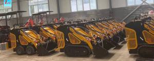 Flexible Simple Operation Mini Skid Steer Wheel Loader with Small Digger Replace Attachments