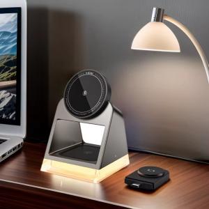Best 9V/2A Input Fast Charging 15W Wireless Charger with Night Lamp and Short Circuit Protection wholesale