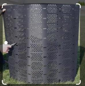Custom Plastic Geo Compost Bin System For Garden Backyard Landscaping