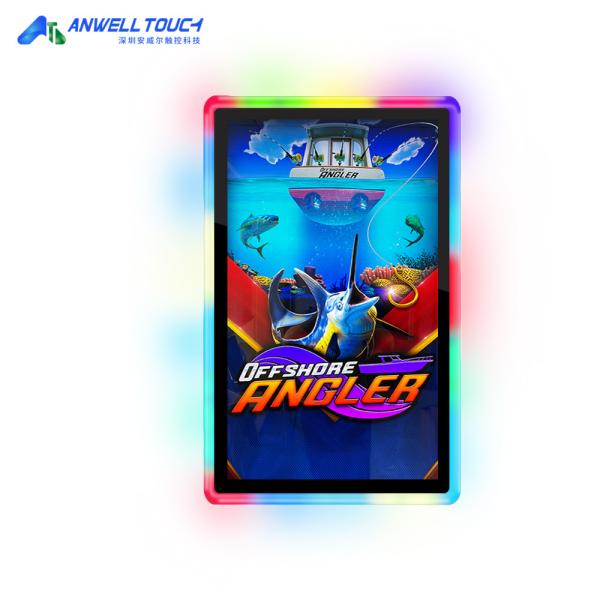 Cheap Durable Projected Capacitive Touch Screen with Side and Edge LED Bezel 5ms Response Time for sale