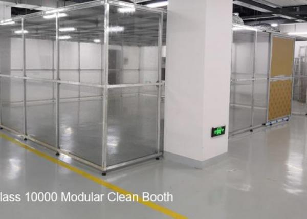 Cheap Pharmaceutical Softwall Clean Booth FFU Clean Room Equipment Aluminum Structure Frame for sale