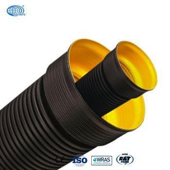 Cheap Ring Stiffness HDPE DWC SN8 Pipe For Drainage System for sale