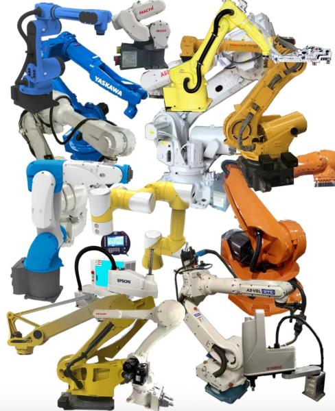 Cheap 4 Axis Used Yaskawa Robots Payload 150kg Industrial Robotic Arm for sale