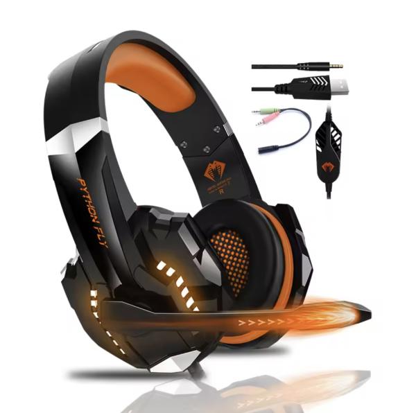 Cheap OEM Active Noise Cancellation Adjustable PS5 Gaming Headset with Memory Foam Earpads for sale