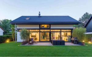 China One Layer 2 Bedrooms 60m2 Prefab Modular Homes With Chimney on sale