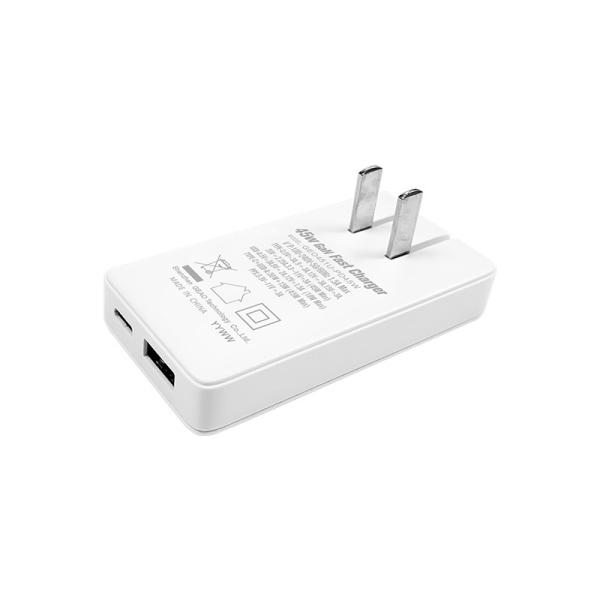 Cheap 15V 3A GaN PD45W Fast Charger USB A Type C Adapter Charger Dual Port for sale