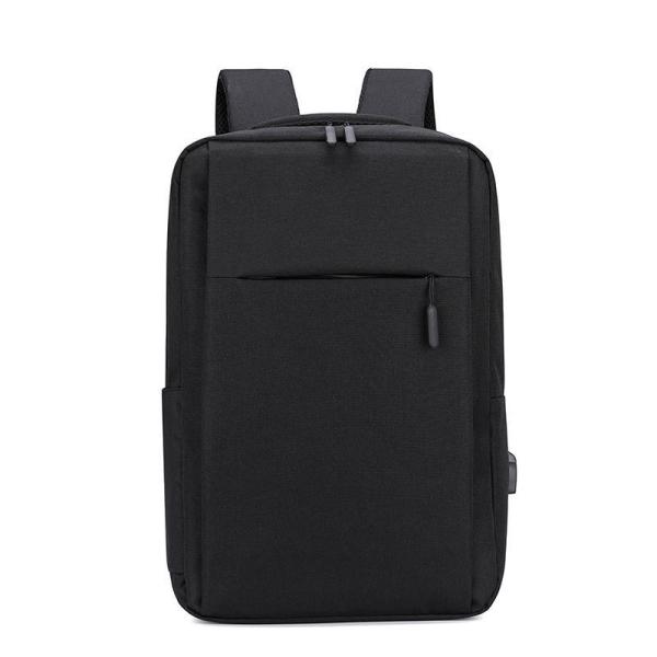 Cheap Recycled Work Computer Backpack Soft Handle 600D Fabric Business Bookbag for sale