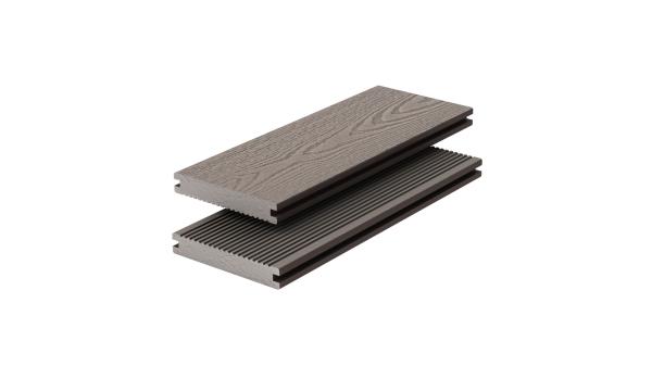 Cheap No Crack Solid Composite Decking 135 X 23 Wood Plastic Composite Flooring Boards for sale
