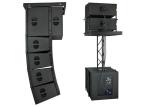 Pro Dj Powered Line Array System 10 Inch Speaker Box , Column Speaker System