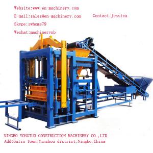 German Concrete Block Making Machine 10-15 Turkish Block Making Machines with self-loading