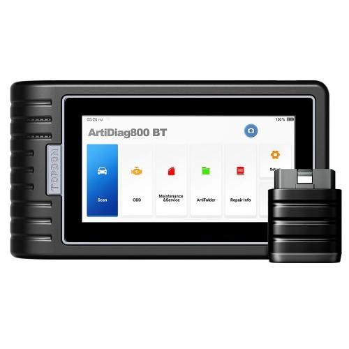 Cheap TOPDON TopScan PRO Diagnostic Tool 13 Reset Functions I/M Readiness, Injector Coding for sale