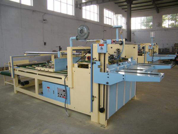 Cheap Manual Type Semi Auto Folder Gluer Machine 60 Sheets/ Min High Speed for sale