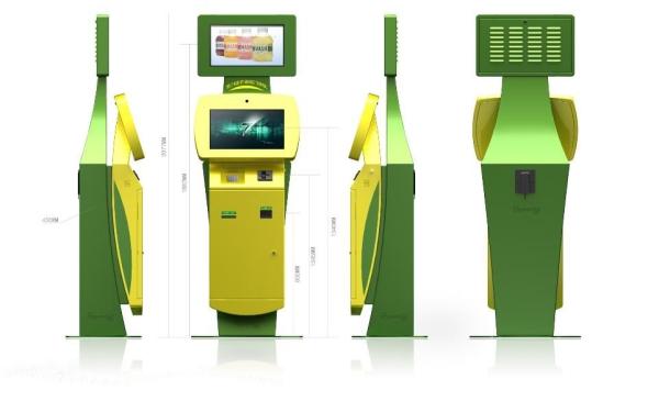 Cheap Ergonomically And Compact, Card Printer And Motion Sensor Self Check In Kiosk for sale